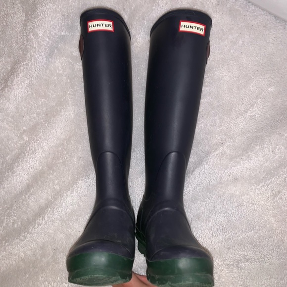 Hunter Colorblock Tall Matte Rainboots - Picture 1 of 3